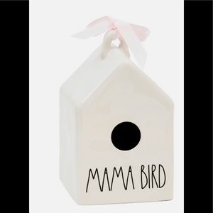 Rae Dunn Square Mama Bird Birdhouse